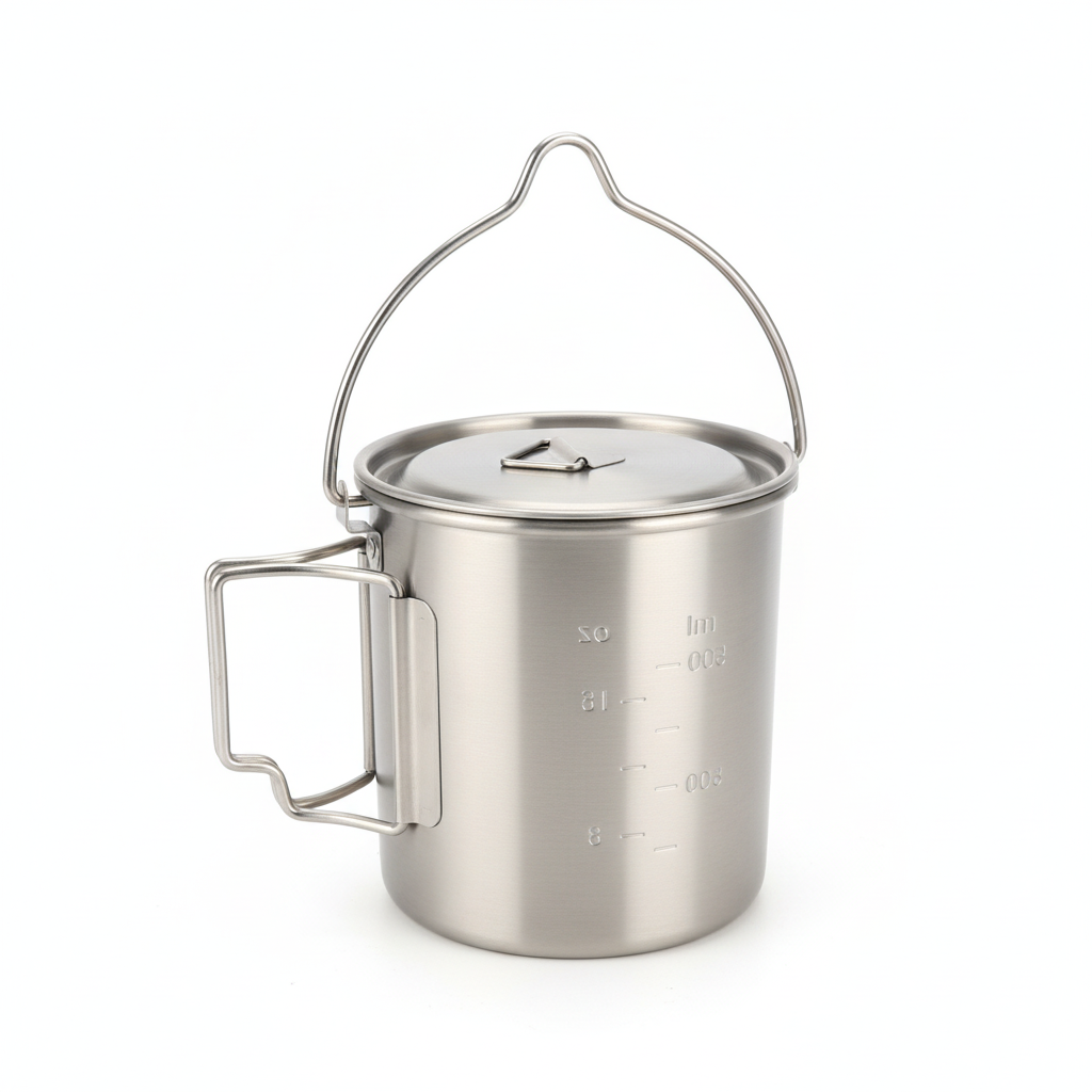 750ml Stainless Steel Camp Cook Pot