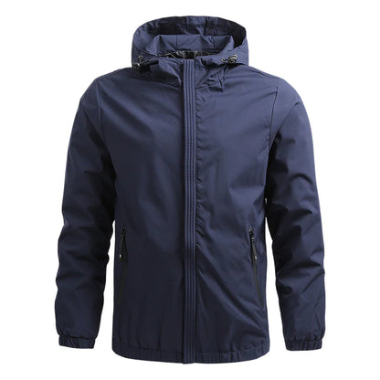 Men's Outdoor Waterproof Jacket - Windproof Hiking Rain Jacket | All-Weather Protection