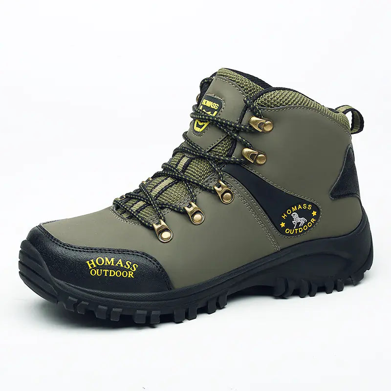 Men's High-Top Outdoor Hiking Shoes - Waterproof Trail Boots | All-Terrain Footwear