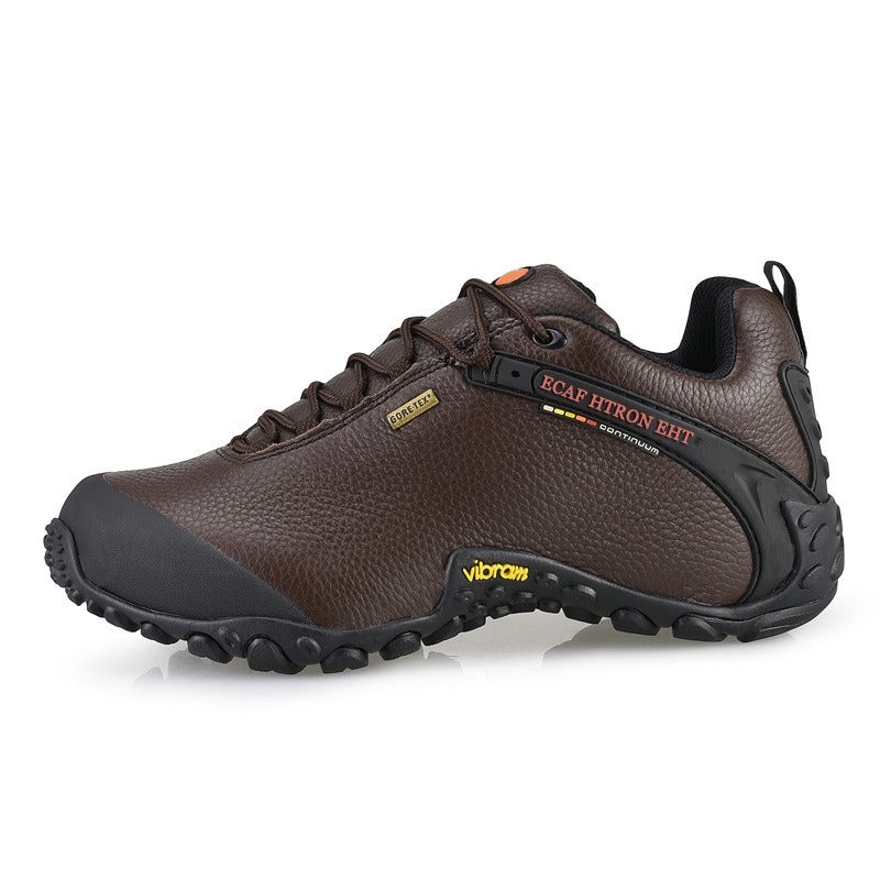 Men's and Women's Outdoor Cowhide Climbing Shoes - Durable Hiking Footwear