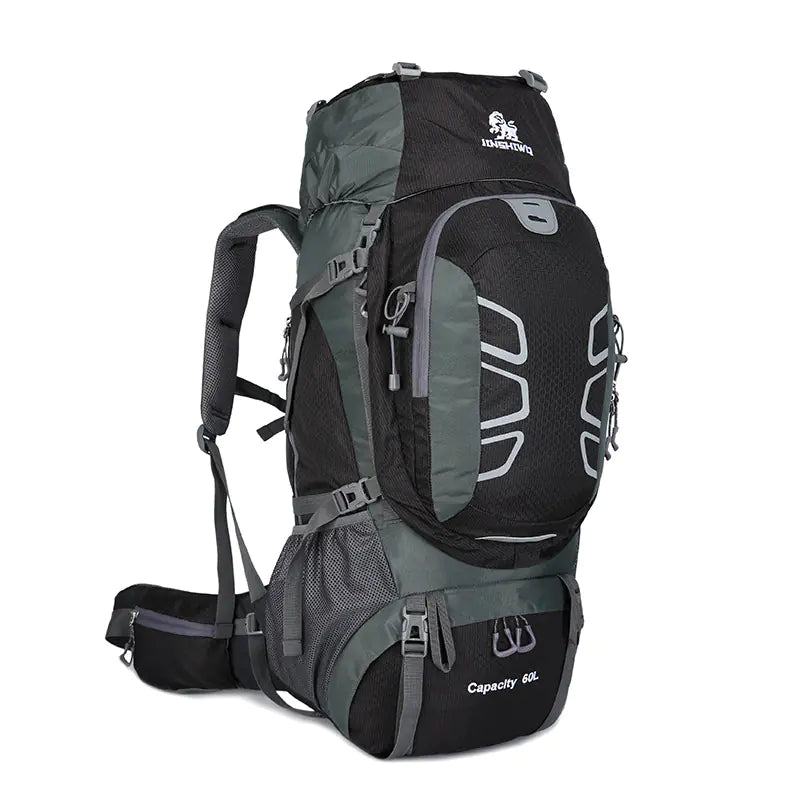 60L Outdoor Hiking Backpack with Water-Resistant Design
