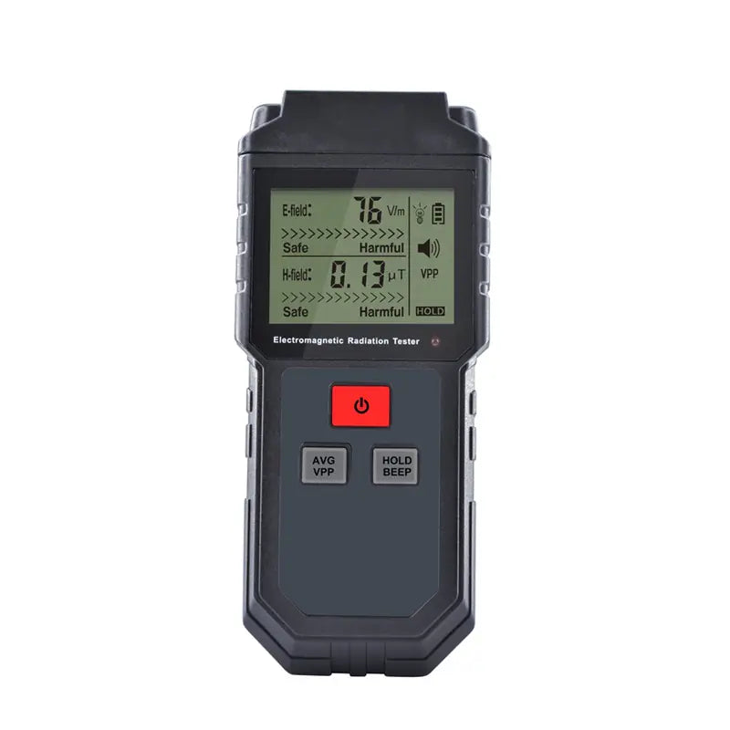 WinAPEX ET825 Handheld Electromagnetic Radiation Tester - EMF Meter with LCD Display & Alarm