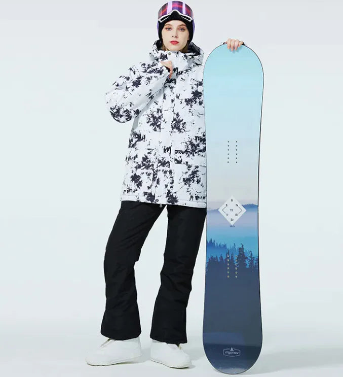 Ski Suit Men's and Women's - Waterproof Windproof Winter Snow Suit | Unisex 2-Piece Set