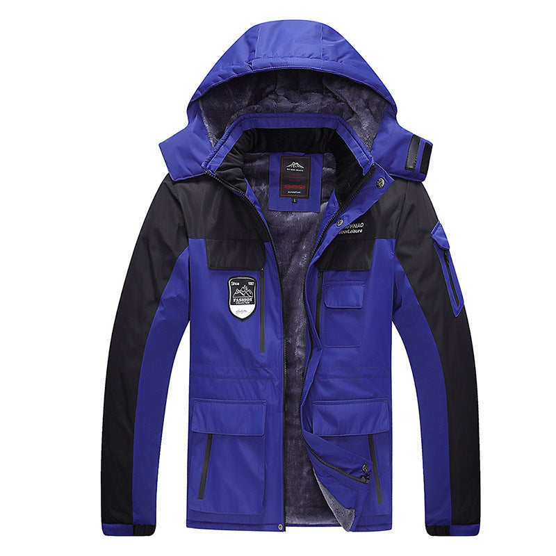 Men's Winter Tooling Jacket - Plus Velvet Thick & Warm