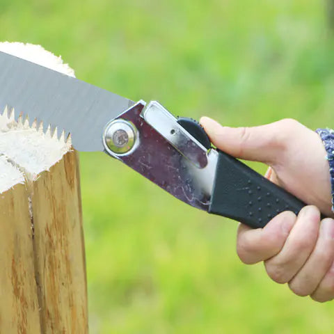 Folding Hand Saw - Portable Garden Pruning Saw for Woodworking & Outdoor Use