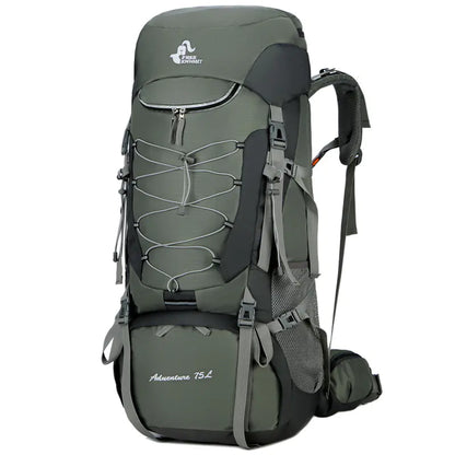 75L Waterproof Hiking Backpack with Rain Cover