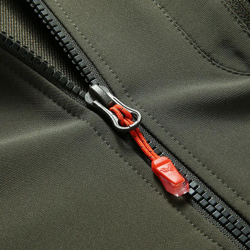 Men's Shark Skin Tactical Softshell Jacket - Waterproof Fleece-Lined Outdoor Jacket | Military Style