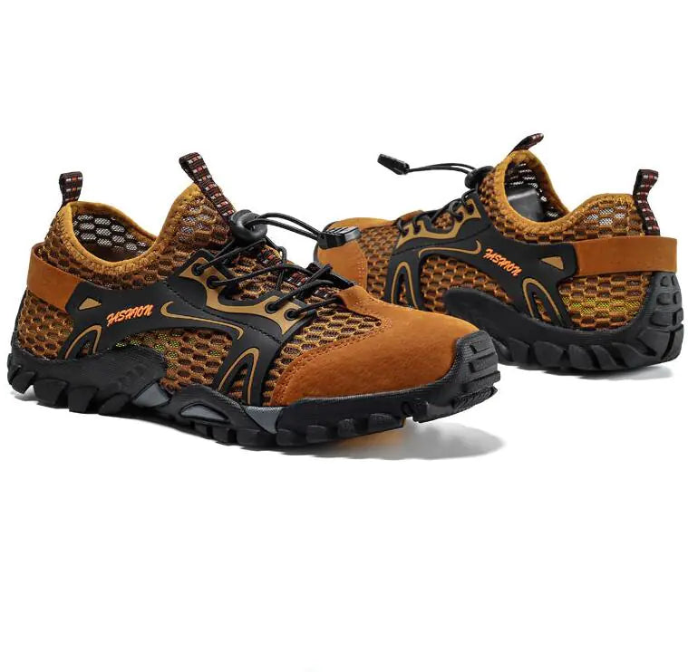 River Trekking Shoes — Fast-Drain Grip | Wading & Water Trail Shoe