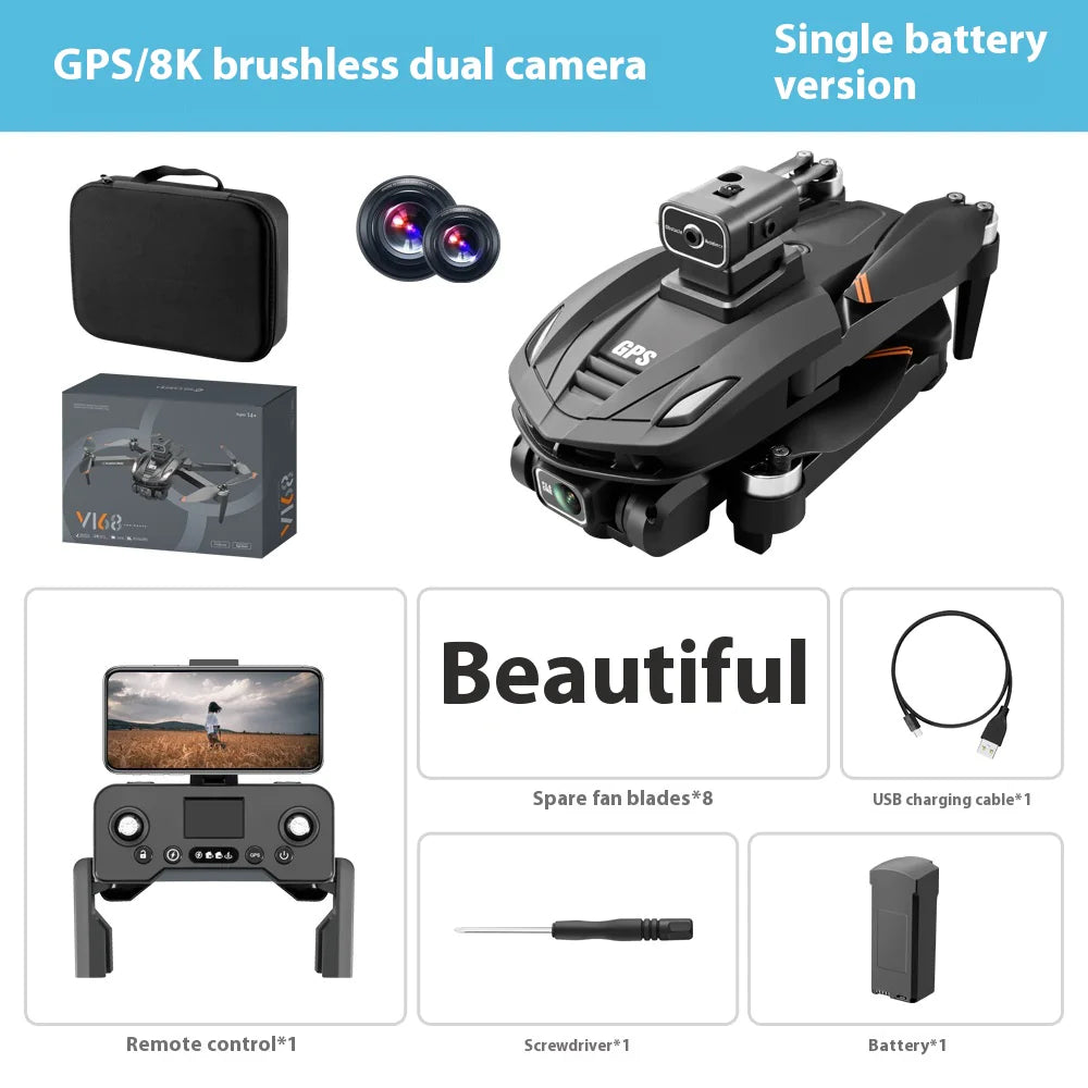 Professional 8K GPS Drone - Ultra HD Camera Quadcopter with Advanced Navigation | Aerial Photography