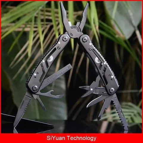 Stainless Steel Multitool - Compact Folding Pliers & Tool Kit | Camping & Outdoor