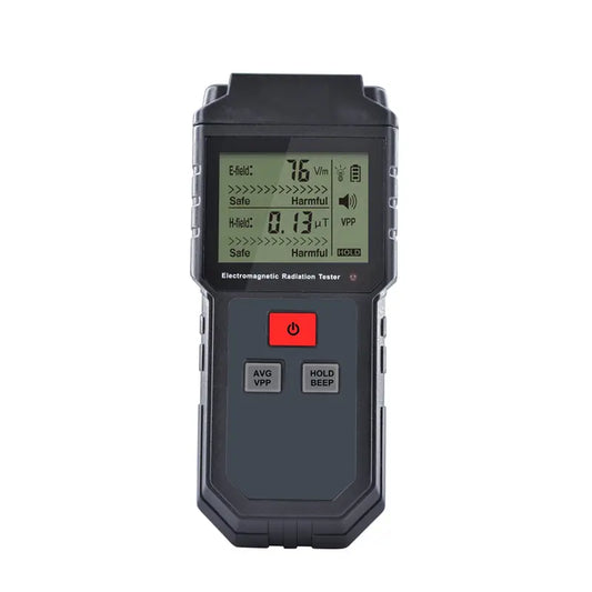 WinAPEX ET825 Handheld Electromagnetic Radiation Tester - EMF Meter with LCD Display & Alarm