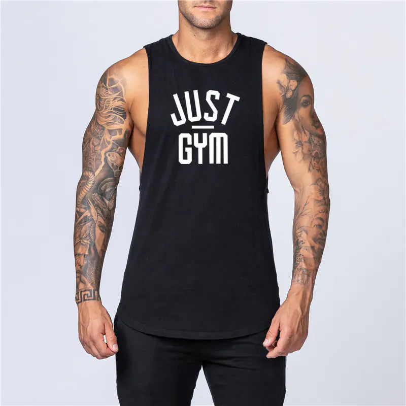 Men's Loose Cotton Sleeveless Singlet