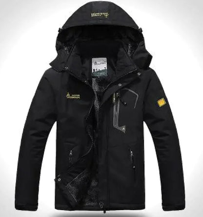 Men's Waterproof Thermal Hiking Jacket - Windproof Winter Outdoor Coat