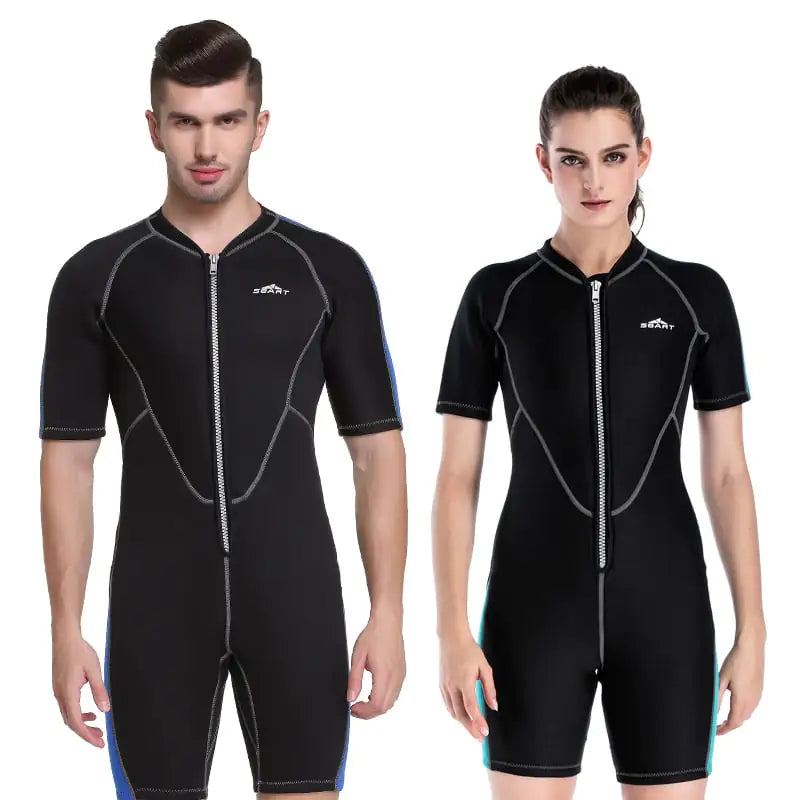 Neoprene Wetsuit 2MM - Full Body UV Protection | Water Sports Diving Surfing