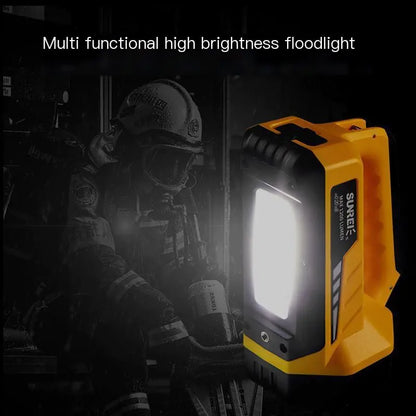 High-Power Rechargeable Spotlight Flashlight - 750m Range Emergency Rescue Torch