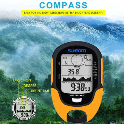 SUNROAD Handheld GPS Outdoor Altimeter and Compass