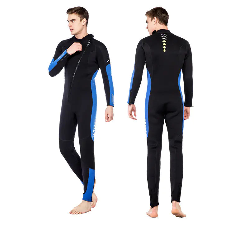 One-Piece Neoprene Wetsuit - Warm Surfing & Diving Suit for All Seasons | Unisex Athletic Wear