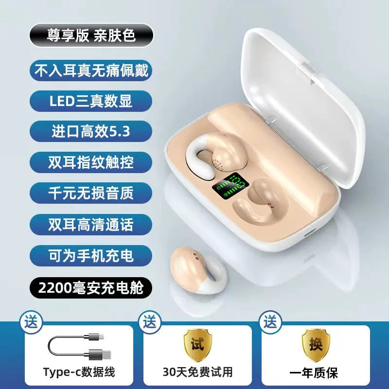 S19 Bone Conduction Wireless Bluetooth Earphones