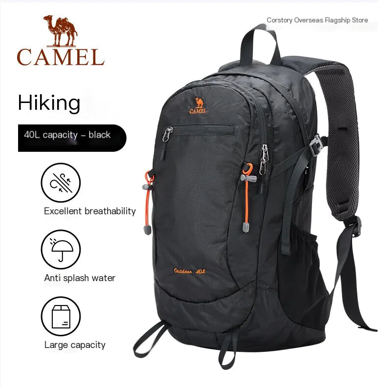 CAMEL Outdoor Backpack for Hiking and Camping