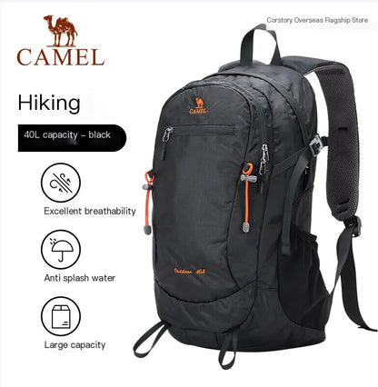 CAMEL Outdoor Backpack for Hiking and Camping