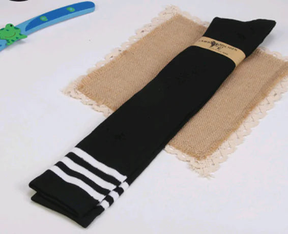 Striped Over-the-Knee Socks for Women - College Style Knee-High Fashion Socks
