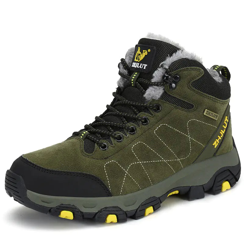 High-Top Cotton Boots for Couples - Winter Hiking Shoes