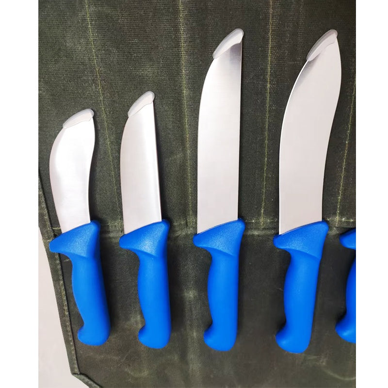 7-Piece Butcher's Knife Set — 5Cr15MoV Steel | Canvas Roll Bag Included