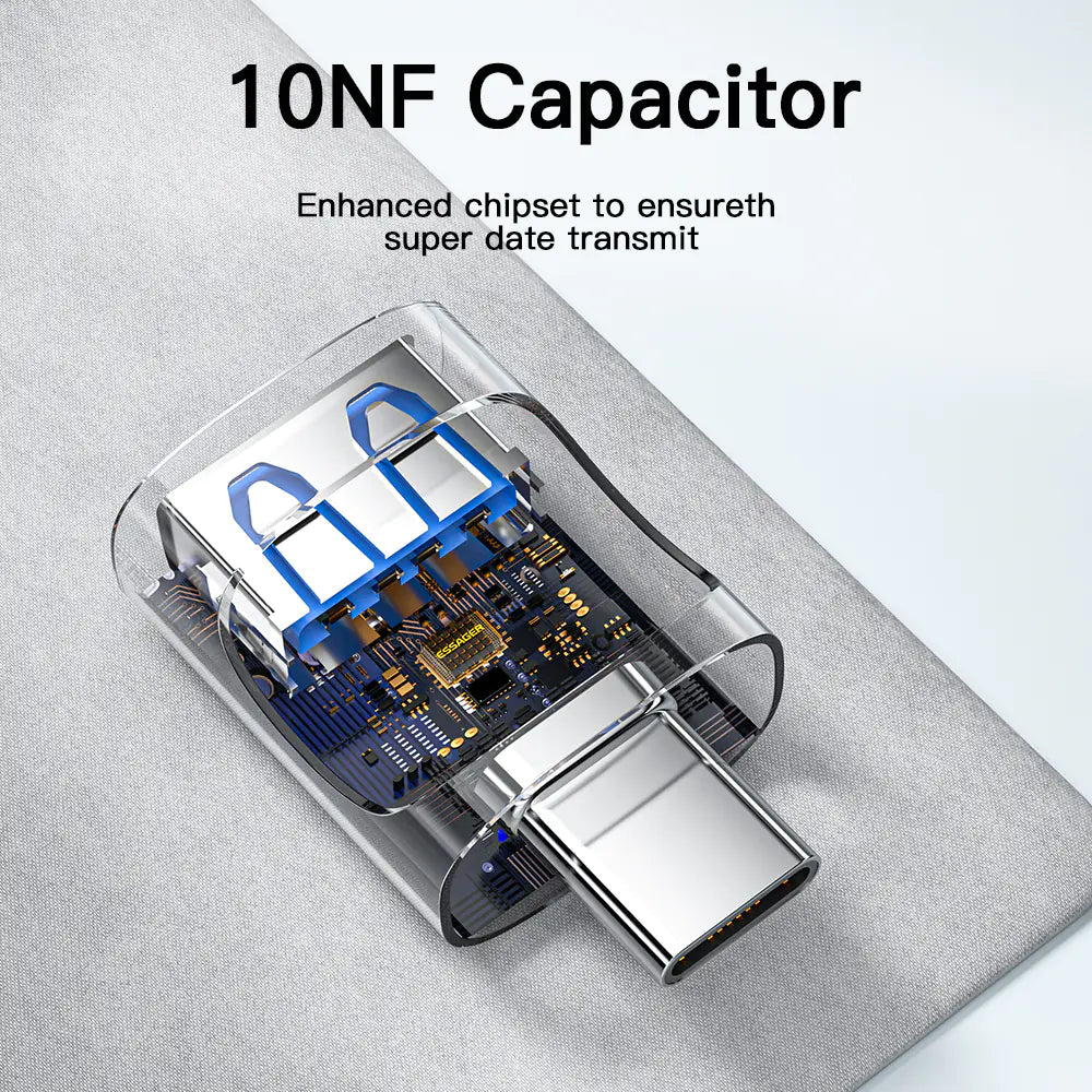 USB Type-C OTG Adapter - High-Speed 3.0 Data Transfer