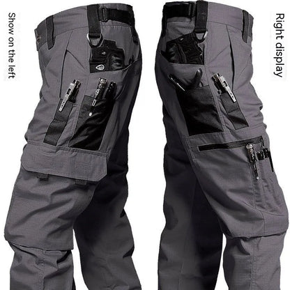 Men's Waterproof Tactical Cargo Pants - Multi-Pocket Outdoor Work Pants