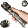 T6 LED Tactical Flashlight - Adjustable Focus Rechargeable Torch with 5 Modes