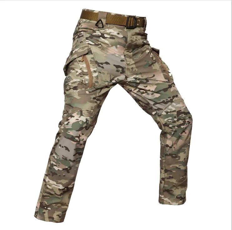 Men's Tactical Outdoor Assault Pants - Shark Skin Soft Shell Cargo Pants | Military Style