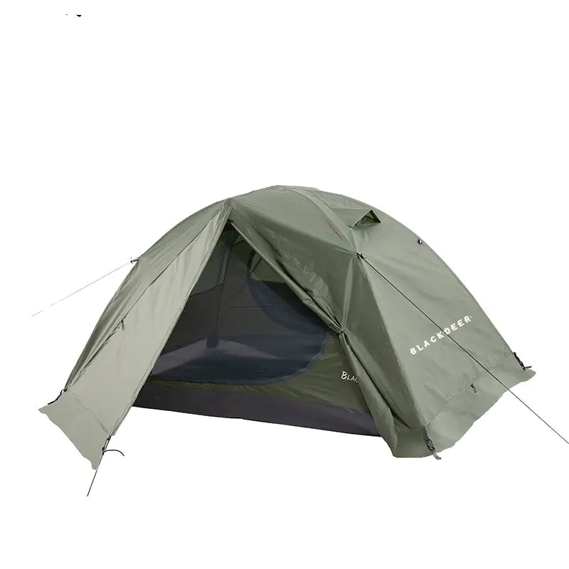 BlackDeer Double Layer Camping Tent - 2-3 Person Waterproof 3/4 Season Shelter with Aluminum Poles