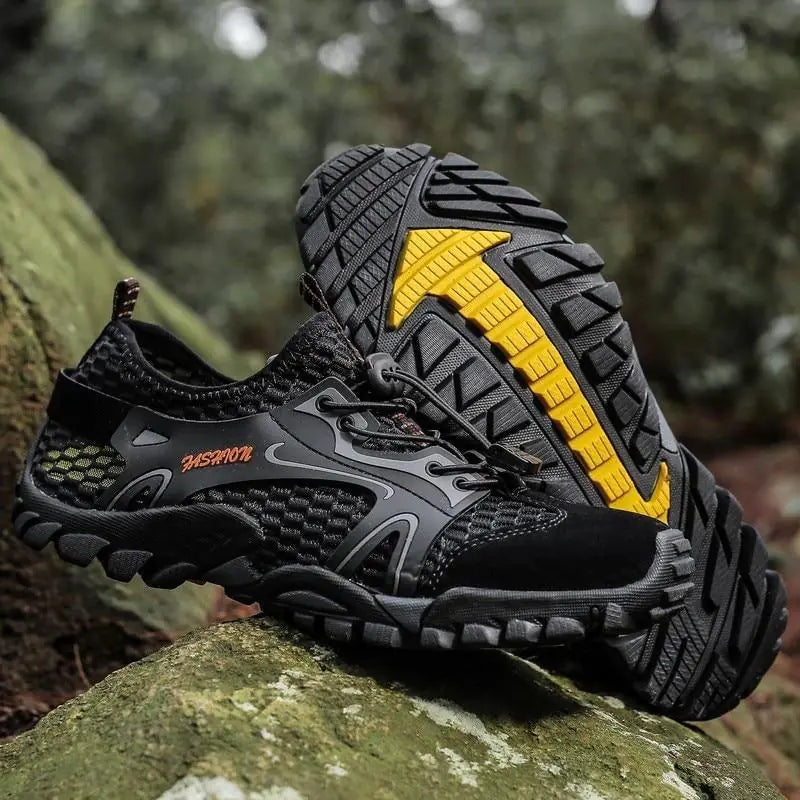 River Trekking Shoes — Fast-Drain Grip | Wading & Water Trail Shoe