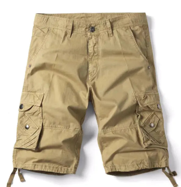 Men's Camouflage Multi-pocket Loose Work Shorts