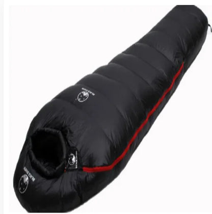 Goose Down Warm Sleeping Bag - Lightweight Insulated Camping Bag | Single