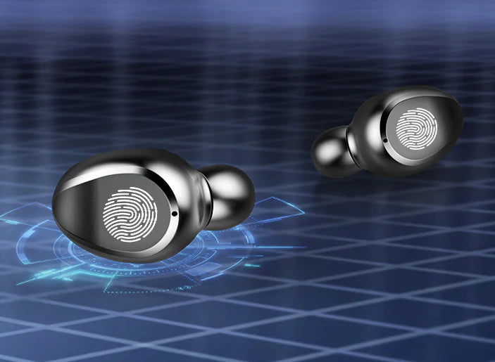 F9 Bluetooth Headphones with Touch Control and Battery Display