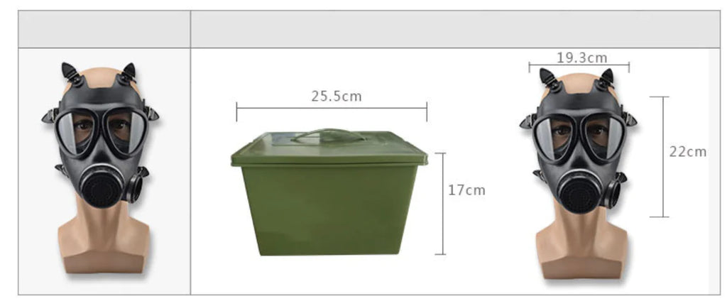 FM Type 05 Gas Mask - Full Face Respirator for Chemical Protection | Industrial Safety Equipment