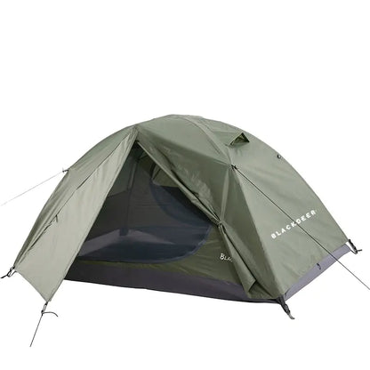 BlackDeer Double Layer Camping Tent - 2-3 Person Waterproof 3/4 Season Shelter with Aluminum Poles