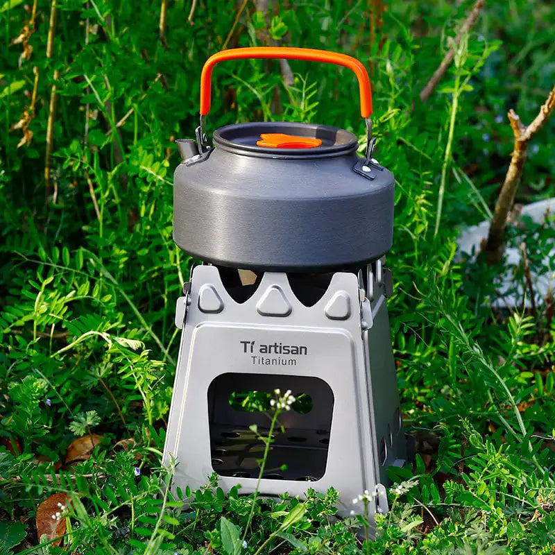 Widesea Portable Camping Wood Stove - Foldable Outdoor Cooking Stove for Camping & Hiking