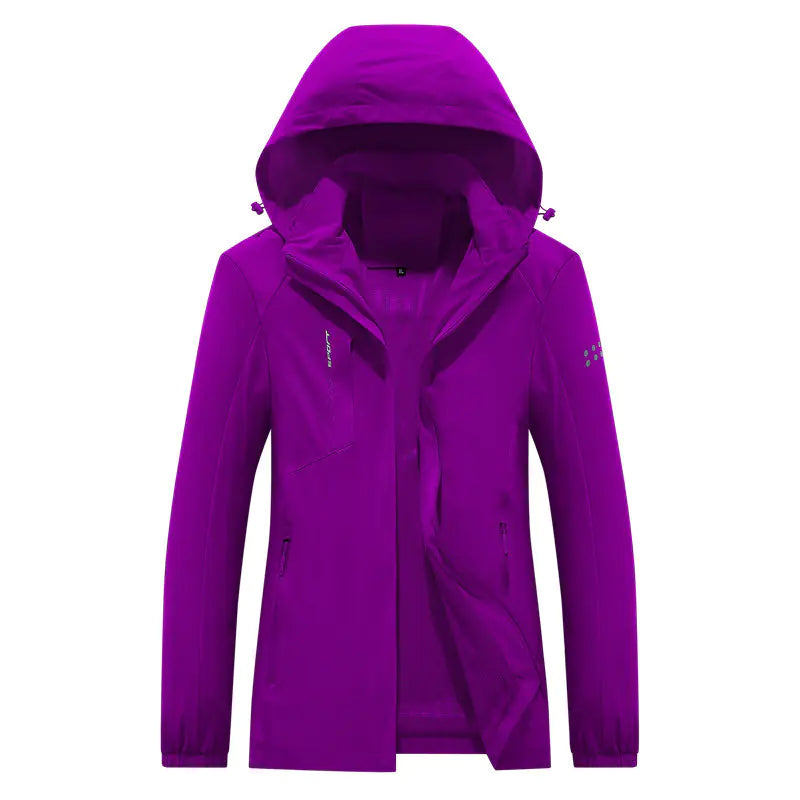 Women's Windproof Sports Jacket - Lightweight Autumn Outdoor Windbreaker