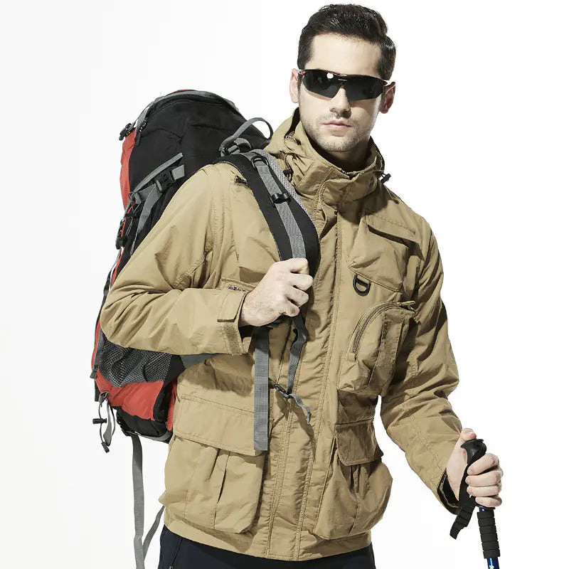 Men's Tactical Jacket with Removable Sleeves (Fall/Winter)