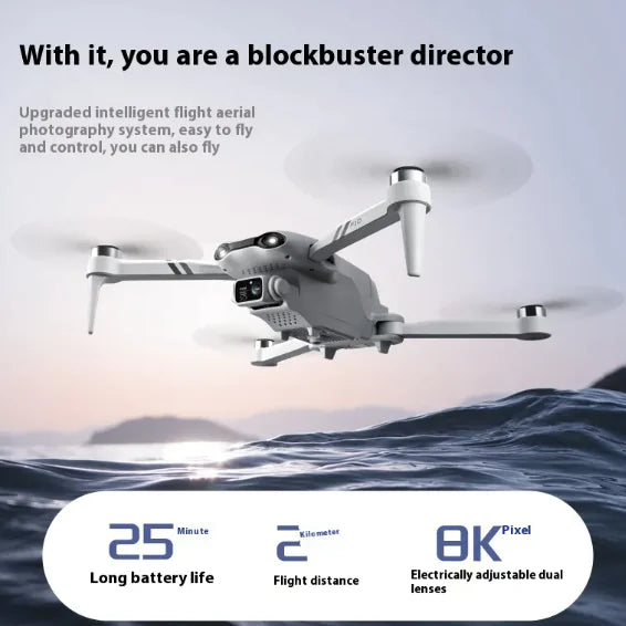 F10 Folding GPS Drone - 4K HD Camera with Dual Positioning & Smart Flight Modes | Portable Quadcopter