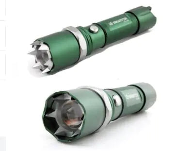High-Intensity LED Flashlight with Zoom Function - Rechargeable Outdoor Light