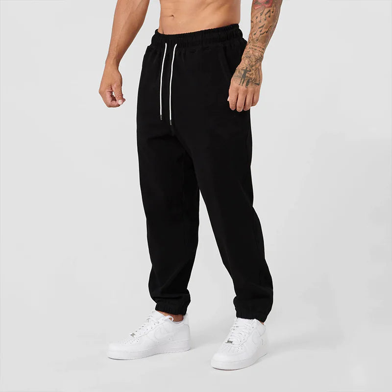 Men's Track Sweatpants - Athletic Joggers with Side Stripe