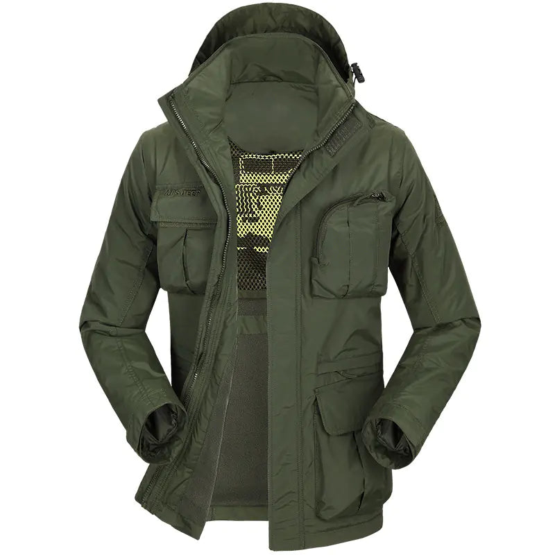 Men's Tactical Jacket with Removable Sleeves (Fall/Winter)