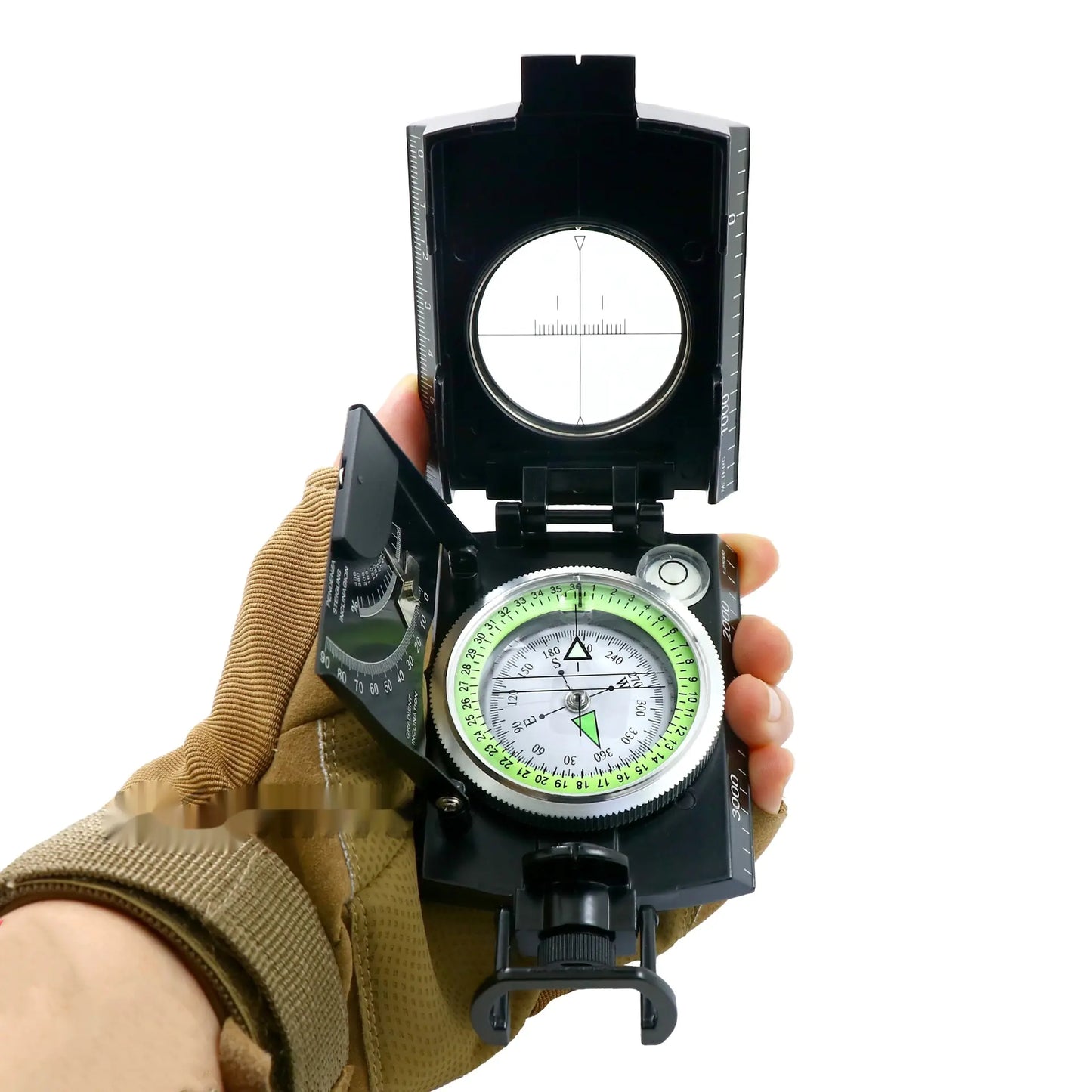 Geological Night Light Compass - Multifunctional Navigation Tool with Measurement Functions | Outdoor Survival
