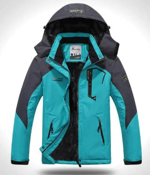 Men's Waterproof Thermal Hiking Jacket - Windproof Winter Outdoor Coat
