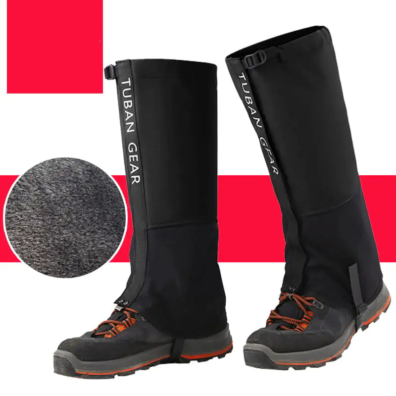 Outdoor Snow Gaiters for Mountaineering & Hiking - Waterproof Leg Protection Covers