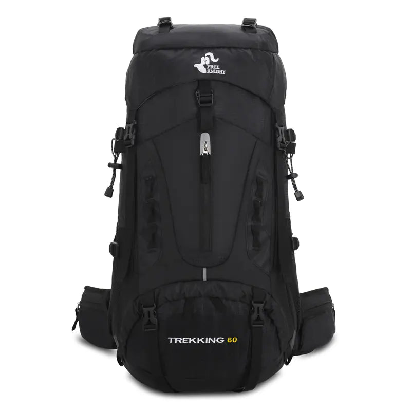 60L Hiking Backpack with Rain Cover for Outdoor Use
