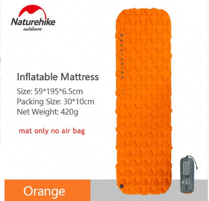 Outdoor Inflatable Mattress, Camping Tent Sleep Pad